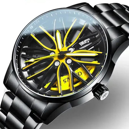 Stereoscopic Car Wheel Watch – A Bold Accessory for Car Enthusiasts