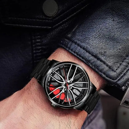 Stereoscopic Car Wheel Watch – A Bold Accessory for Car Enthusiasts