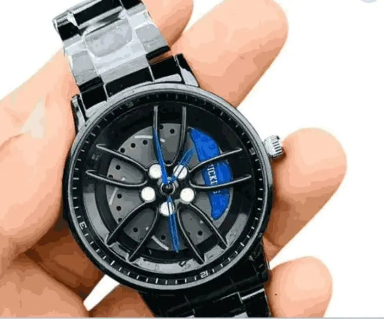 Stereoscopic Car Wheel Watch – A Bold Accessory for Car Enthusiasts